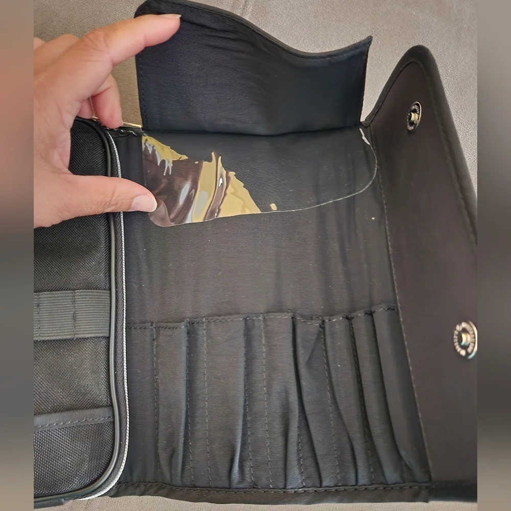 Travel Makeup Bag - BLACK